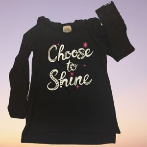 Choose To Shine Hooded Knit Pullover